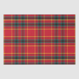 Traditional Christmas Red and Green Plaid Tissue Paper