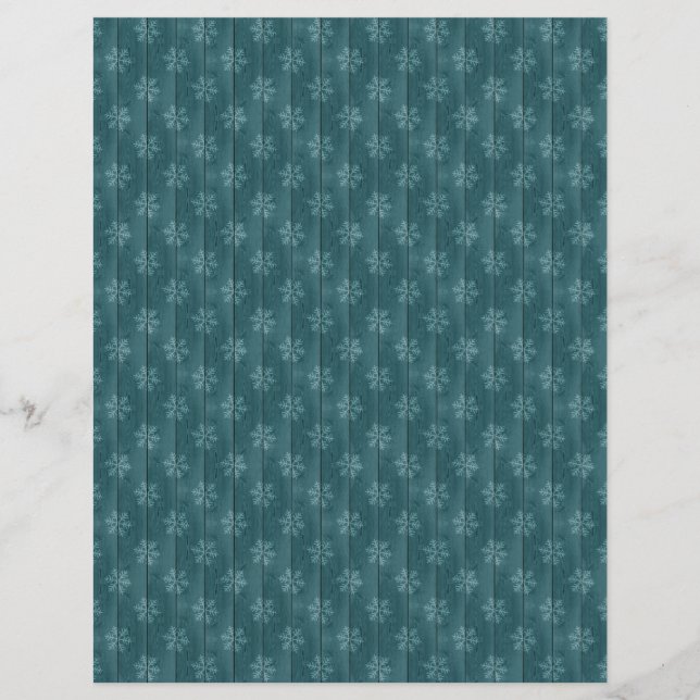 Traditional Christmas Scrapbook Paper (Front)