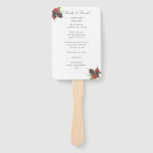 Traditional Christmas Wedding Ceremony Program
