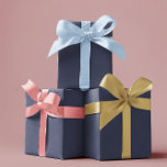 Traditional - Classic Blue - Wrapping Paper Sheets<br><div class="desc">Brighten up your Christmas gifts with this elegant and stylish classic dark blue wrapping paper from our Traditional Christmas Colours. This beautiful dark blue wrapping paper is the perfect way to add a touch of charm and sophistication to your holiday gifts. The carefully selected colour is a rich and festive...</div>