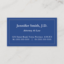 Traditional, Classic Business Card