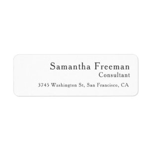 Traditional Clean Plain White Minimalist