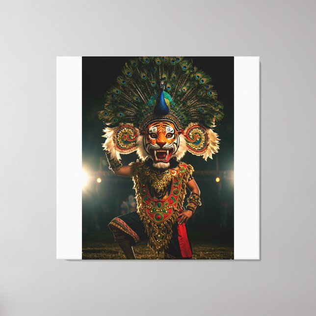"Traditional Cultural Mask Wall Art – Exotic Ethni (Front)
