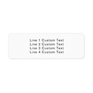 Traditional Custom Business 4 Lines of Serif Text