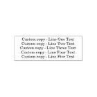 Traditional Custom Business 5 Lines of Serif Text