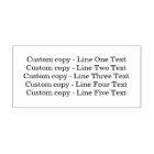 Traditional Custom Business 5 Lines of Serif Text