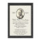 Traditional Death Announcement Card