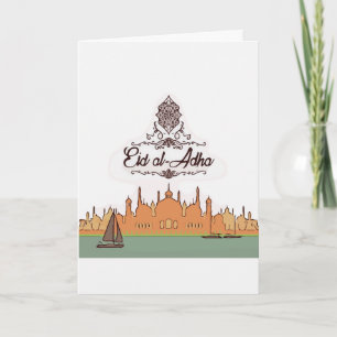 Traditional design Eid card