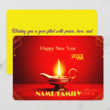 Traditional Diya Lamp – Elegant Happy New Year
