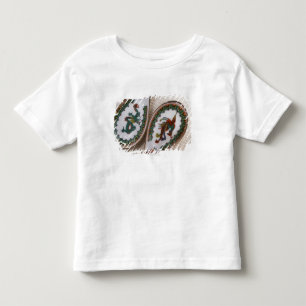 Traditional dragon and phoenix spoons toddler t-shirt