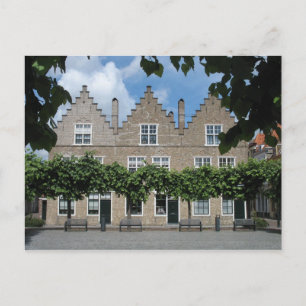 Traditional Dutch Houses Town Square Postcard