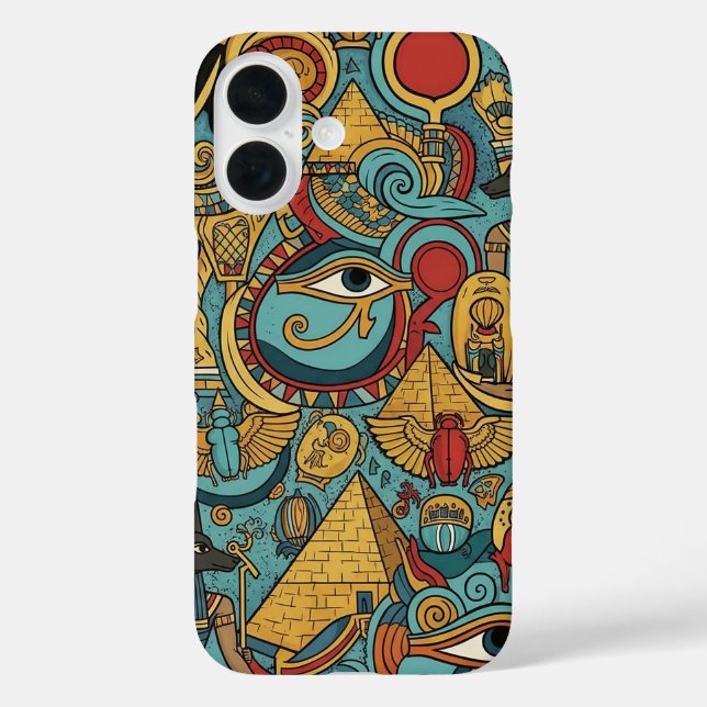 TRADITIONAL EGYPTIAN ART Case-Mate iPhone CASE (Back)