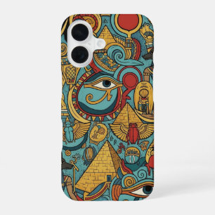 TRADITIONAL EGYPTIAN ART iPhone 16 CASE