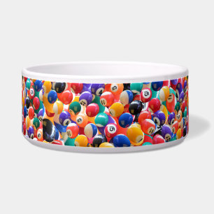 Traditional Eightball Colours, Ceramic Pet Bowl