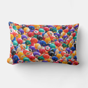 Traditional Eightball Colours, Lumbar Pillow