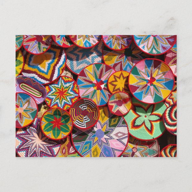 Traditional Ethiopian Baskets Postcard (Front)