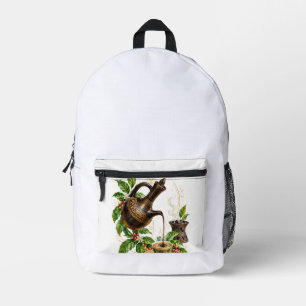 Traditional Ethiopian Coffee Ceremony Wall Art Pos Printed Backpack
