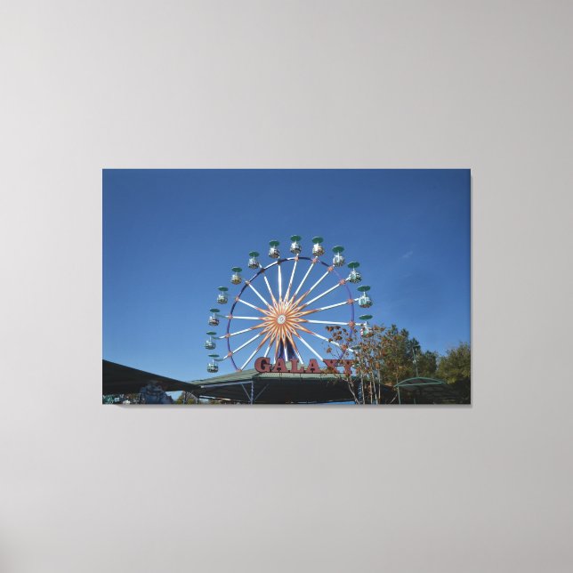 Traditional Ferris Wheel Canvas Print (Front)
