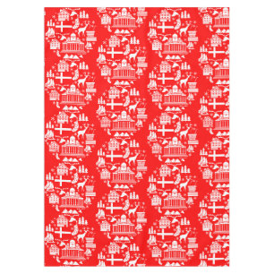 Traditional Finnish Christmas Decor Tablecloth