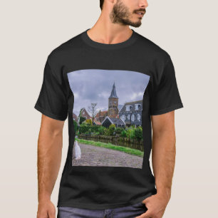 Traditional fishing village Marken in Netherlands T-Shirt
