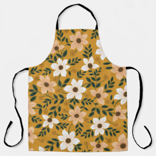 Traditional Flowers: Muster Seamless Pattern Apron