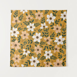 Traditional Flowers: Muster Seamless Pattern Tapestry