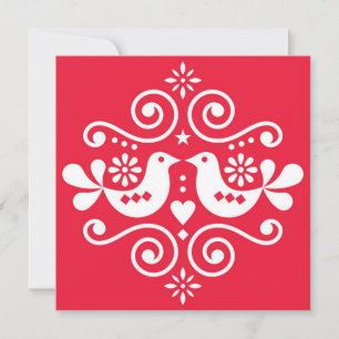 Traditional folk ornament Greeting Card