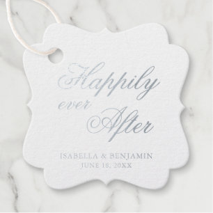 Traditional Formal Elegant Wedding Favour Tags