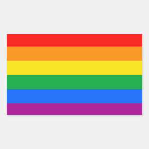 Traditional Gay Pride Flag Sticker
