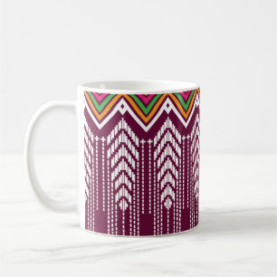 Traditional Geometric Ethnic Pattern Coffee Mug