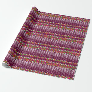 Traditional Geometric Ethnic Pattern Wrapping Paper