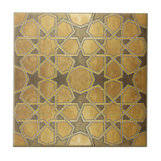Traditional Geometric Pattern Tile (Front)