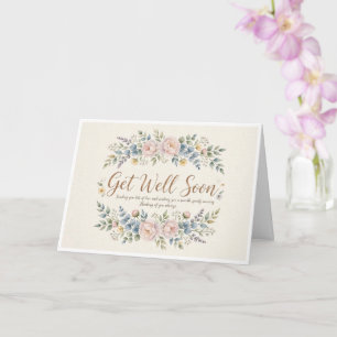 Traditional get well soon card