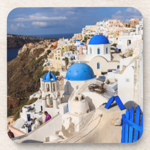 Traditional Greek Houses Coaster
