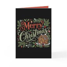 Traditional Hand Lettering Christmas Gingerbread