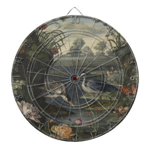Traditional Heron Wildlife Nature Study Dartboard