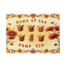 Traditional Holiday Sillies Fall Doormat