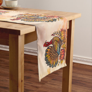Traditional Holiday Thanksgiving Table Runner