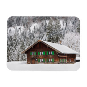 Traditional house in Bavaria rectangular magnet