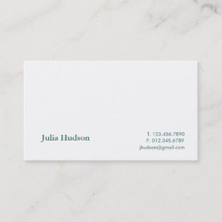 Traditional Hudson Card