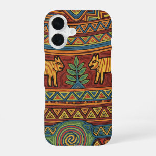 TRADITIONAL IGOROT ART DESIGN iPhone 16 CASE