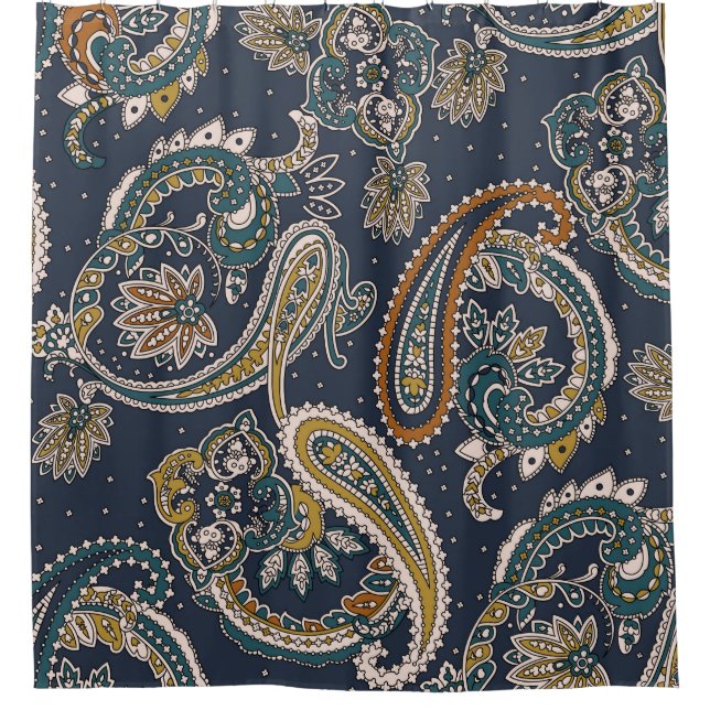 Traditional Indian Paisley pattern on backgroundpa (Front)