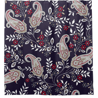 Traditional Indian paisley, seamless pattern.