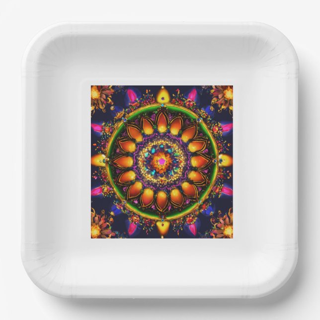Traditional Indian Thali Plate – Durable & Timeles (Front)