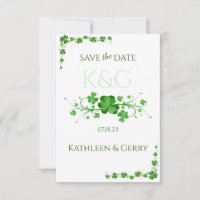 Traditional Irish Shamrocks Celtic Clover