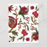 Traditional Jacobean Embroidery Pattern