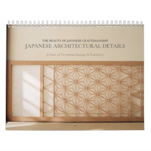 Traditional Japanese Architecture Calendar