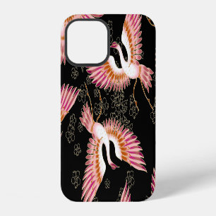 Traditional Japanese Kimono Motifs Pattern iPhone 12 Case