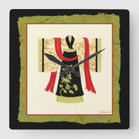 Traditional Japanese Kimono with Floral Print