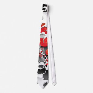 Traditional Japanese Koi under water Tie